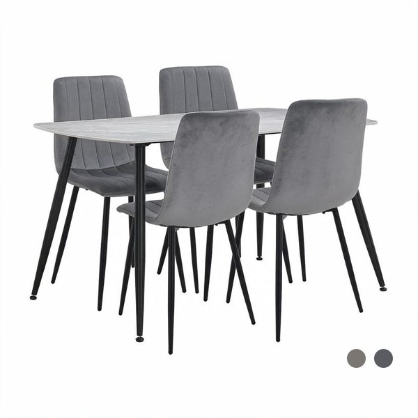 AURA + KAMU 4-seat dining set