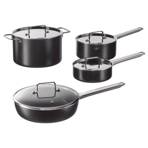 GULDÖRING 8-piece cookware set