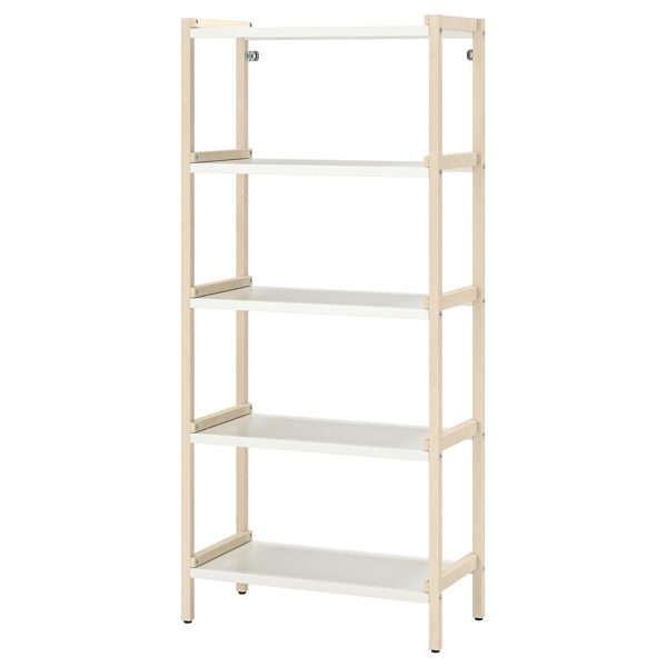 EKENABBEN Open shelving unit, 70x34x154 cm