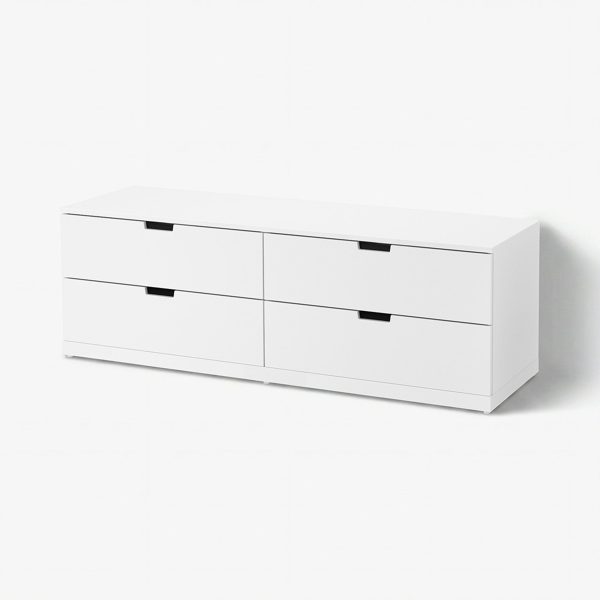 NORDLI Chest of 4 drawers, 160x54 cm