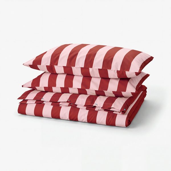 SLÅNHÖSTMAL Duvet cover and 2 pillowcases, 240x220/50x80 cm