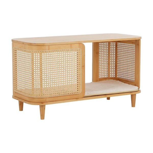 SAAN coffee table planter, natural
