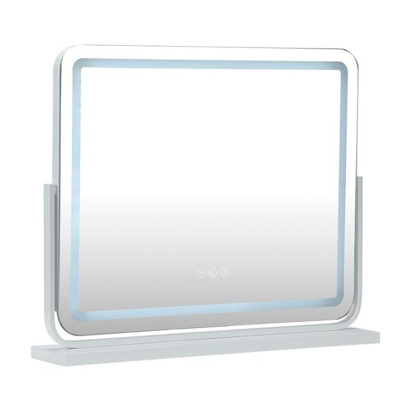 FREYA LED mirror, square, white